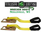 38-106-short Liftall Short Under Reach Straps Set Of Wrecker Tow Truck