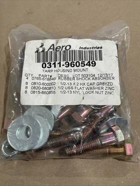0311-960549 Aero New Dump Truck Tarp Housing Mount Kit