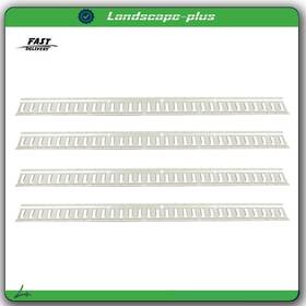 Ac3363822b All-carb E Track Tie Down Rail Kit Silver Galvanized Carbon Steel Replacement Durable 4pc