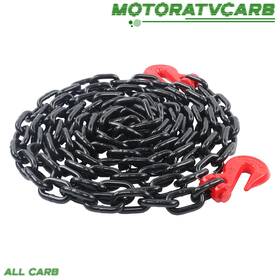 Mot4554714 All-carb Chain 5/16 Inch X14ft G70 Hook 4900lbs Working Load Black Transport Bundle
