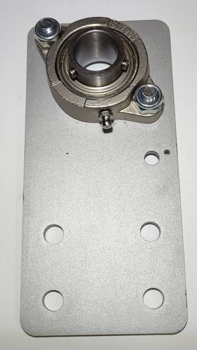 1k-psbkt All Truck Products Atp Aluminum Tarp Roller Bracket With Stainless Steel Bearing Passenger