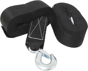Ab-0892-02 Amarine Made 2pcs Winch Strap With Hook Truck Straps For Towing Boat Trailer 2 Inch X 20ft