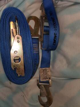 2n0001-240n7 Ancra Cargo Tie Down Strap With Flat Hook