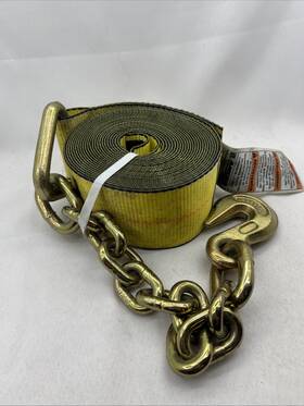 41660-14-27 Ancra Chain-end Winch Strap 3-inch By 27-feet - 5400 Lb Wll