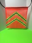 Flag-rv2 And-flag-rv2 Andes Company Orange Safety Flags With Reflective Strips And Bungee