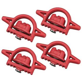 Td007rd Apperfit Bed Cleat Tie Down Anchor For Truck Rail System 4pcs Red