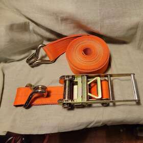 En12195 Atta Extremely Heavy-duty Mega Cargo 3 Inch X 30ft Ratchet Tie Downs 5000 Lbs Working Load