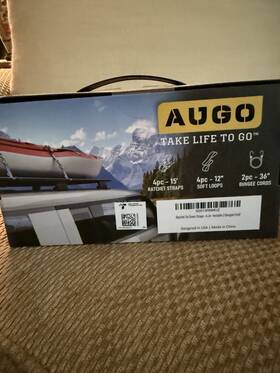 Augo X0013rnmuz Heavy Duty Ratchet Tie Down Set Never Used