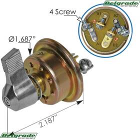 577.3063 Automann 50 Amp Rev Rotary Switch - Tarp And Winch Motors 12 Volt Dc