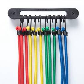 Hr-002 Av1 Hook Rail 2/pk - Tie-down Strap Organizer For Trailers Garages And Home Use