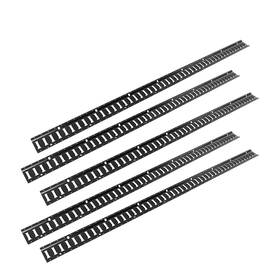 Bck40953k Backye Black 5 Pack 8ft E Track Tie Down Rail Kit For Garages Vans Trailers Downs
