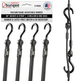 As36bk4pk-bx Bihlerflex 36-inch Adjust-a-strap Poly Bungee Cord Heavy-duty Flexapure Uv