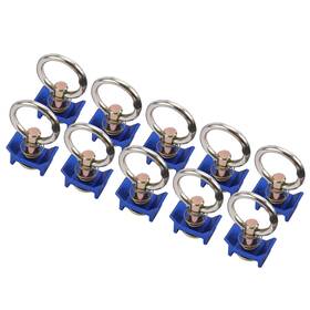Ds01531 Btshub 20pack L-track Single Stud Fitting With Round Ring Tie Down 4 000lb Capacity