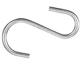 9225 Buyers Products Multi Purpose Hook S-hook For Use With Rubber Tarp Strap Silver