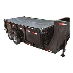 Dtr6515 Buyers Products 6-1/2 X 15 Foot - Aluminum Tarp System With Mesh 7 Inch Handle Length