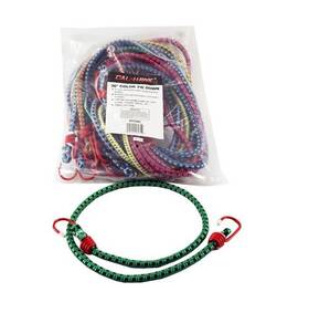 Atd36c Cal Hawk Calhawk 20-pc 36 Inch Colored Elastic Tie Down Car Truck Trailer Bungee Cord With Hook