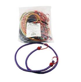 Atd48c Cal Hawk Calhawk 20-pc 48 Inch Colored Elastic Tie Down Car Truck Trailer Bungee Cord With Hook