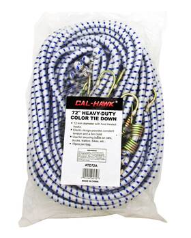 Atd72a Cal Hawk 10-pc 72 Inch Heavy Duty Elastic Tie Down Bungee Cord