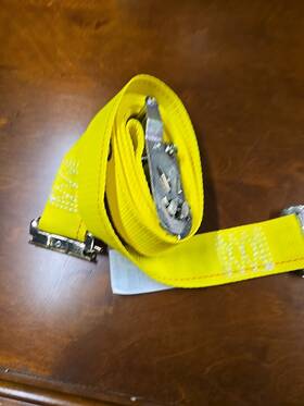 641201y-48 Cargo Control 2 Inch Ratchet Strap With E Track Ends