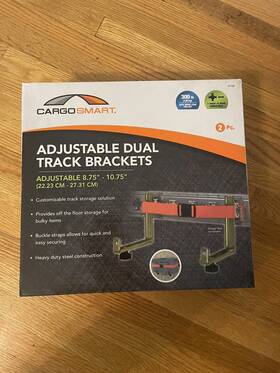 3481728 Cargo Smart E Track Adjustable 8.75 Inch To 10.75 Dual Brackets