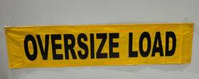 Sb1884grds Dawson 84 Inch X18 Double Sided Oversize Load/wide Load Banner With Ropes And Grommets