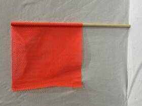 Sf002org Dawson 18 Inch X Orange Flag With Wooden Dowel 4 Pack