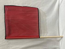 Sf004red Dawson 18 Inch X Red Jersey Flag With Wooden Dowel 4 Pack