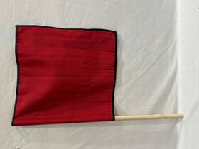 Sf005red Dawson 18 Inch X Red Flag With Wooden Dowel 4 Pack