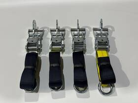 Td2144r Dawson 2 Inch X144 Wheel Auto Tie-down With Ratchets 4 Pack