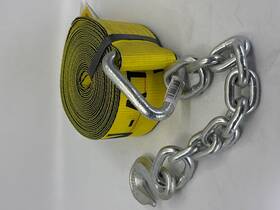 Ws330ch Dawson 3 Inch X30ft Winch Strap With Chain Hook 4 Pack