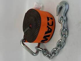 Ws427chhd Dawson 4 Inch X27ft Heavy Duty Winch Strap With Chain Hook Pack