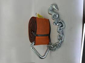Ws430chhd Dawson 4 Inch X30ft Heavy Duty Winch Strap With Chain Hook Pack