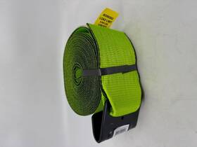 Ws430fhhv Dawson 4 Inch X30ft High Vis Winch Strap With Flat Hook Pack