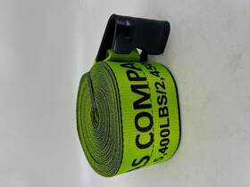 Ws435fhhv Dawson 4 Inch X35ft High Vis Winch Strap With Flat Hook Pack