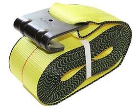Dkg Straps 869003000314 4 Inch X 30ft Cargo Winch Strap With Flat Hook Ideal Flatbed Truck Tie Down 1 Pa
