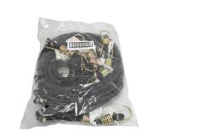 06805 Erickson 10pc Industrial Bungee Cords 36in X 10mm Black Cargo Tie Down New