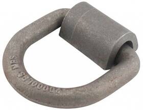 59169 Erickson 3/4 Inch 20 000 Lbs Load Capacity Weld-on Forged Flip D-ring Anchor