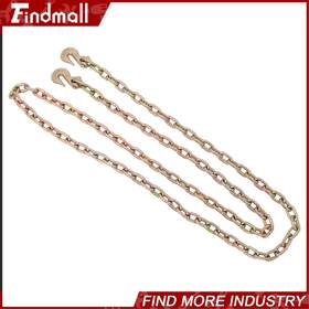 1007110 Findmall G70 Transport Binder Chain Grade 70 Truck 5/16 Inch 12ft With Grab Hooks 4700 Lbs