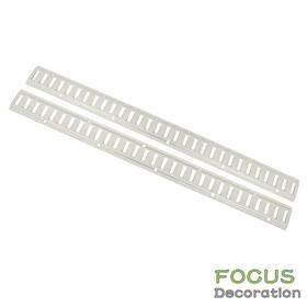 Fd2096832dn Focus-decoration Silver Galvanized Brand New 2 Pack 5ft E Track Tie Down Rail Kit Carbon Steel