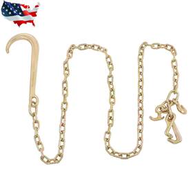 Gaa3561854 Gurdtopo 4700lbs With Rtj Cluster Hook And Grab J Chain 5/16in 8ft G80