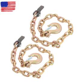 Ego3910634tl Handdo 25000lbs Wll G70 Hook Gold With Chain Buckle 3/8in 3.3ft G80 Trailer Safety
