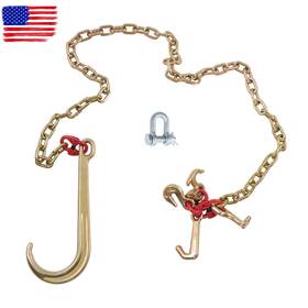 Ego4837924tl Handdo 5400lbs With Rtj Cluster Hook And 2t Dump Buckle J Chain 5/16in 6ft G80