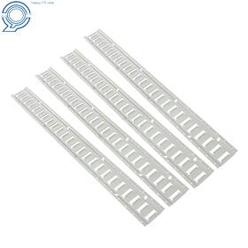 Hp131019 Happy19star Galvanized Steel 4 Pack 4ft E Track Tie Down Rail Kit For Garages Vans Trailers