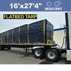 Hdt16x27 Tpo Truck Flatbet Tarp Vinyl Heavy Duty Poly Dry Top