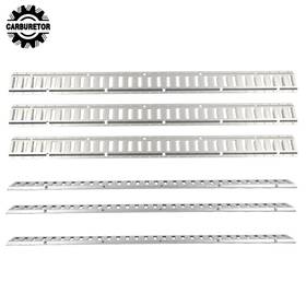 Hgf174752 Home-garden-fix 5 Feet Long E Track Rails Silver Finish 6 Pack For Cargo Management System