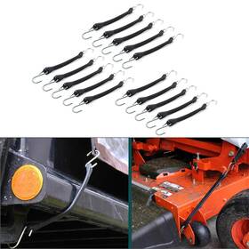 Hukyu 550742317039 New 9 Inch Heavy Duty Rubber Tarp Straps Tie Down Bungee Cords With Hooks Gz