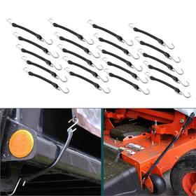 Hukyu 550742625844 9 Inch Heavy Duty Rubber Tarp Straps Tie Down Bungee Cords With Hooks Gz New