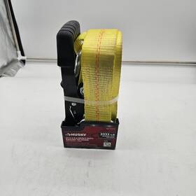 1001 Husky 940376000843 27 Ft.x 2 In Heavy Duty Ratchet Tie-down With Double J Hook