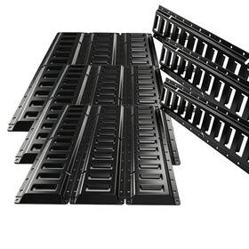 Vr16-2h-12pk-01 Indusafe 12pk 2ft E Track Tie Down Rail Kit For Garages Vans Trailers Motorcycle Downs
