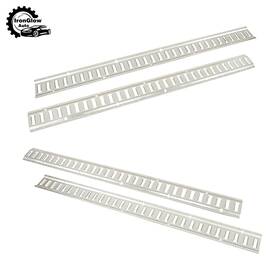 Iga7033446 Ironglow Auto Silver 4 Pack 5 Foot E Track Rails Zinc Plated Fit For Cargo Trailer Tie Down